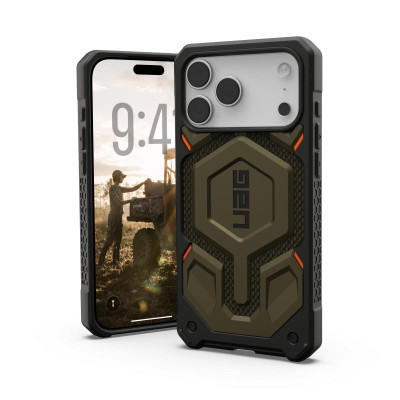 UAG Чохол для iPhone 17 Pro Max, Monarch Pro MagSafe, Kevlar Element Green