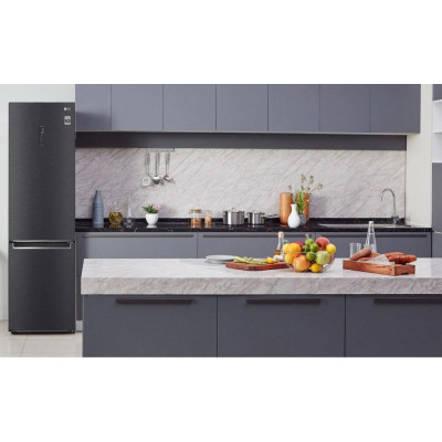 LG Холодильник з нижньою морозильною камерою GW-B509SBUM