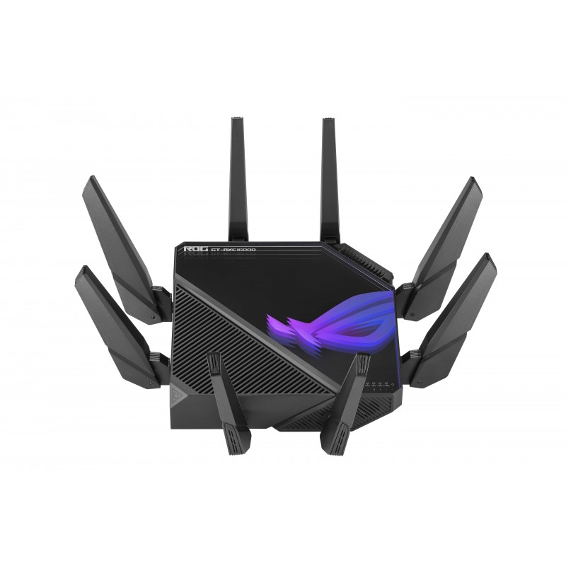 ASUS Маршрутизатор GT-AXE16000 Wi-Fi 6E 4xGE LAN 1x2.5GE WAN 2x10GE LAN/WAN 1xUSB3.2 1xUSB2.0 MU-MIMO OFDMA MESH gaming