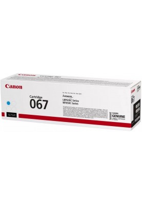 Canon Картридж 067 MF651Cw/MF655Cdw/MF657Cdw/LBP631Cw/LBP633Cdw Cyan (1350 стор.)