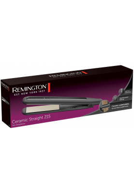 Remington Випрямляч CERAMIC STRAIGHT 215, >215С, дисплей, кераміка, чорний