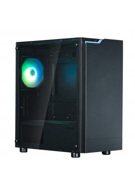 Zalman Корпус T4 Plus без БР, 2xUSB3.0, 1xUSB2.0, 1x120мм ARGB, VGA 3200мм, mATX, чорний