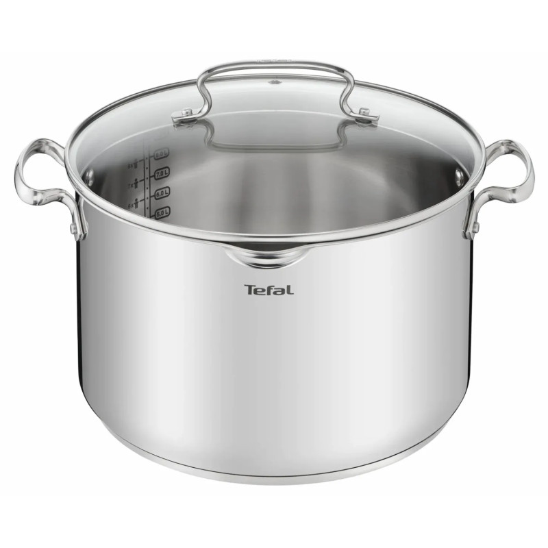 Tefal Набір посуду Duetto Plus, 10предметів, нержавіюча сталь, скло