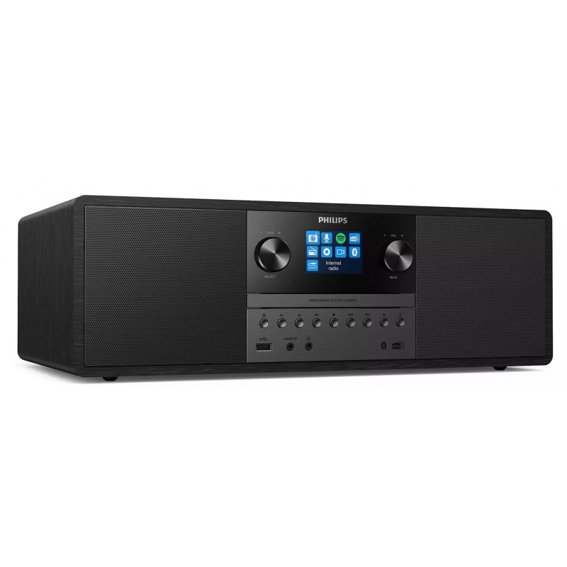 Philips Мікросистема TAM6805 2.0, 50W, Spotify, LCD 2.4", FM/DAB+, MP3-CD, USB, Wireless