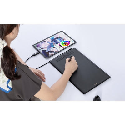 Huion Графічний планшет H610X Black