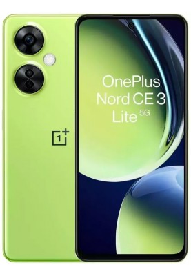 OnePlus Смартфон Nord CE 3 Lite 5G (CPH2465) 8/128GB, 2SIM, 5000mAh, Pastel Lime