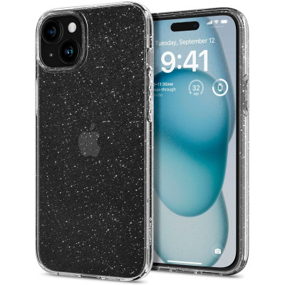 Spigen Чохол для Apple iPhone 15 Liquid Crystal Glitter, Crystal Quartz