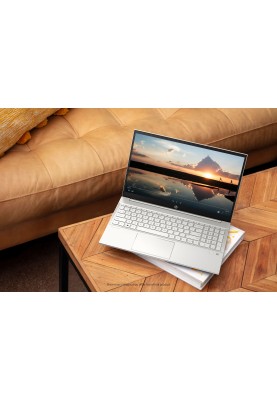 HP Ноутбук Pavilion 15-eh1138ua 15.6" FHD IPS AG, AMD R5-5500U, 16GB, F1024GB, UMA, DOS, сріблястий