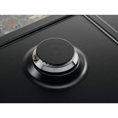 Electrolux Варильна поверхня Electrolux газова, 60см, чавун, чорний