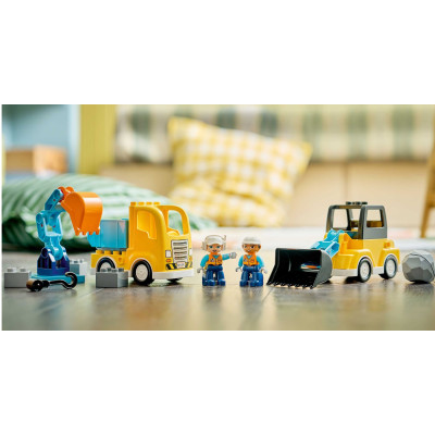 LEGO Конструктор LEGO DUPLO Town 3-в-1 Будівельна техніка LEGO Конструктор LEGO DUPLO Town 3-в-1 Будівельна техніка