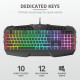 Trust Клавіатура GXT881 ODYSS SEMI-MECH USB Black