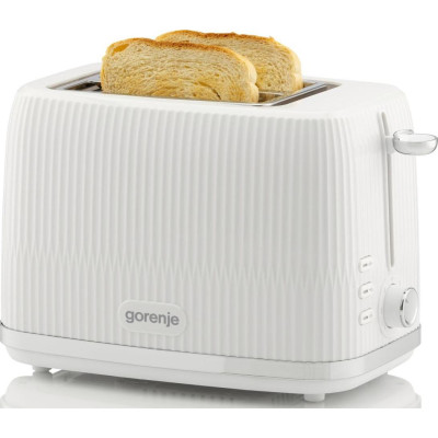 Gorenje Тостер, 850Вт, пластик/метал, білий