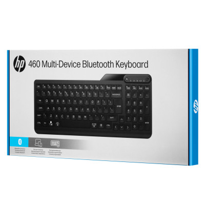 HP Клавіатура мембранна HP 460 Multi-Device key, BT, EN/UK, чорний HP Клавіатура мембранна HP 460 Multi-Device key, BT, EN/UK, чорний
