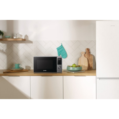 Gorenje Мікрохвильова піч Gorenje, 20л, електр. керув., 700Вт, дисплей, нерж Gorenje Мікрохвильова піч Gorenje, 20л, електр. керув., 700Вт, дисплей, нерж