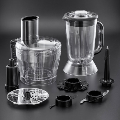 Russell Hobbs Кухонна машина Desire 600Вт, чаша-пластик, корпус-пластик, насадок-9, червоний