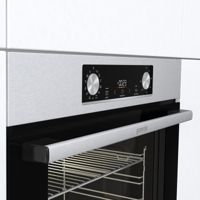 Gorenje Духовий шафа електричний, 77л, A+, дисплей, IconLed, нерж