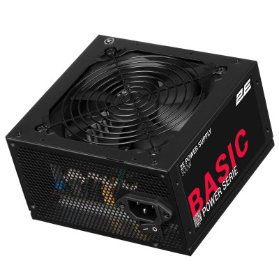 2E Блок живлення Basic Power (500W), 80%, 120мм, 1xMB 24pin(20+4), 1xCPU 8pin(4+4), 3xMolex, 4xSATA, 2xPCIe 8pin(6+2) 2E Блок живлення Basic Power (500W), 80%, 120мм, 1xMB 24pin(20+4), 1xCPU 8pin(4+4), 3xMolex, 4xSATA, 2xPCIe 8pin(6+2)