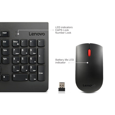 Lenovo Комплект клавіатура та миша Essential Wireless Keyboard and Mouse Combo Gen2 Ukraine