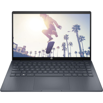 HP Ноутбук HP Pavilion x360 14-ek2006ua 14" FHD IPS Touch, Intel 3-100U, 8GB, F512GB, UMA, DOS, синій