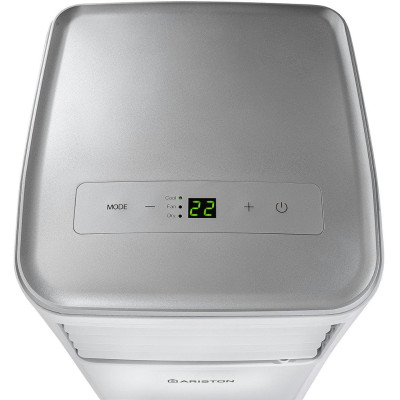 Ariston Кондиціонер мобільний Mobis 8 16м2 on/off 8000BTU 2.6кВт A/- R290 білий Ariston Кондиціонер мобільний Mobis 8 16м2 on/off 8000BTU 2.6кВт A/- R290 білий