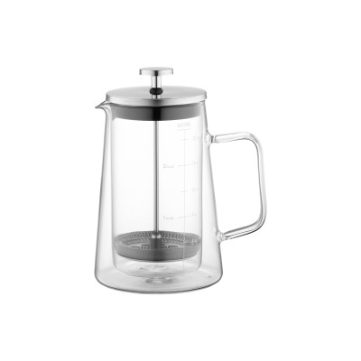 ARDESTO Френч-прес Ardesto Black Mars з подвійними стінками 650мл, боросилікатне скло, нержавіюча сталь, прозорий