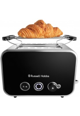 Russell Hobbs Тостер Distinctions 2-Slice, 1670Вт, пластик, підігрів, розморозка, чорний