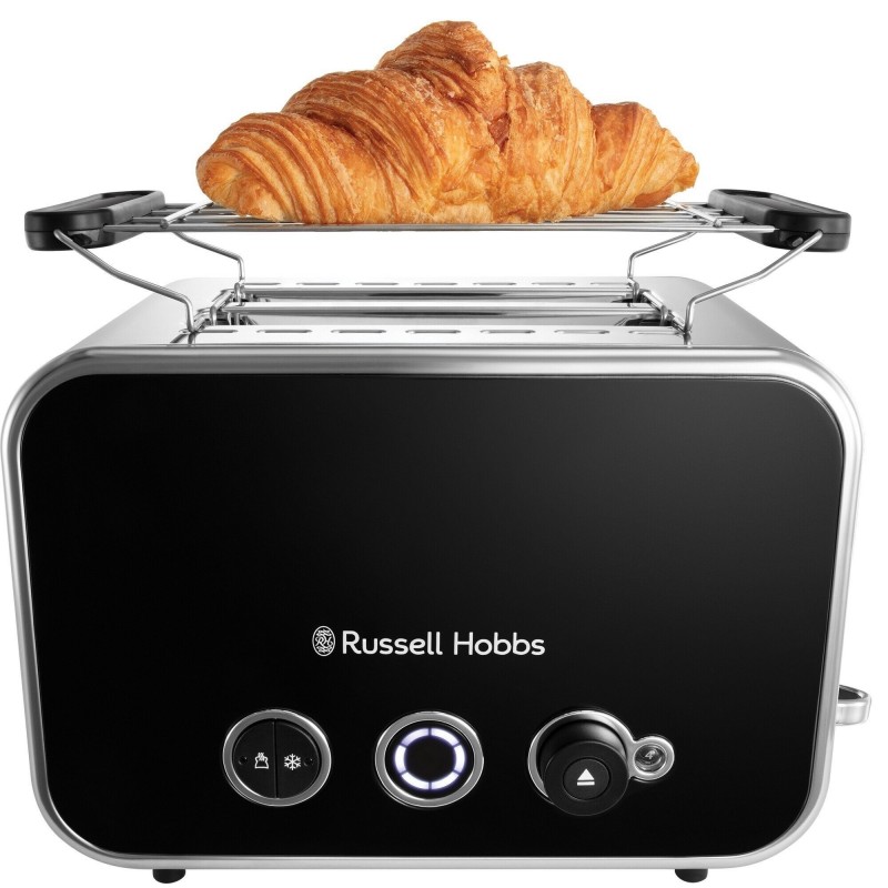 Russell Hobbs Тостер Distinctions 2-Slice, 1670Вт, пластик, підігрів, розморозка, чорний