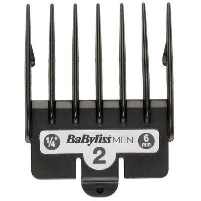BaByliss Машинка для стриження, мережа+акум., вібраційний мотор, насадок-10, кейс, чохол, гребінець у компл., сталь, сірий