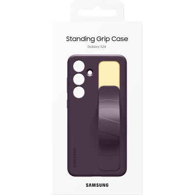 Samsung Чохол для Galaxy S24 (S921), Standing Grip Case, фіолетовий темний