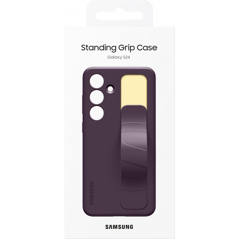 Samsung Чохол для Galaxy S24 (S921), Standing Grip Case, фіолетовий темний