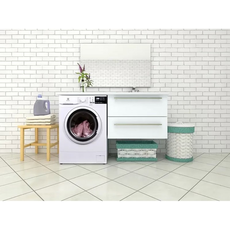 Electrolux Пральна машина фронтальна, 6кг, 1000, A+++, 41см, дисплей, білий