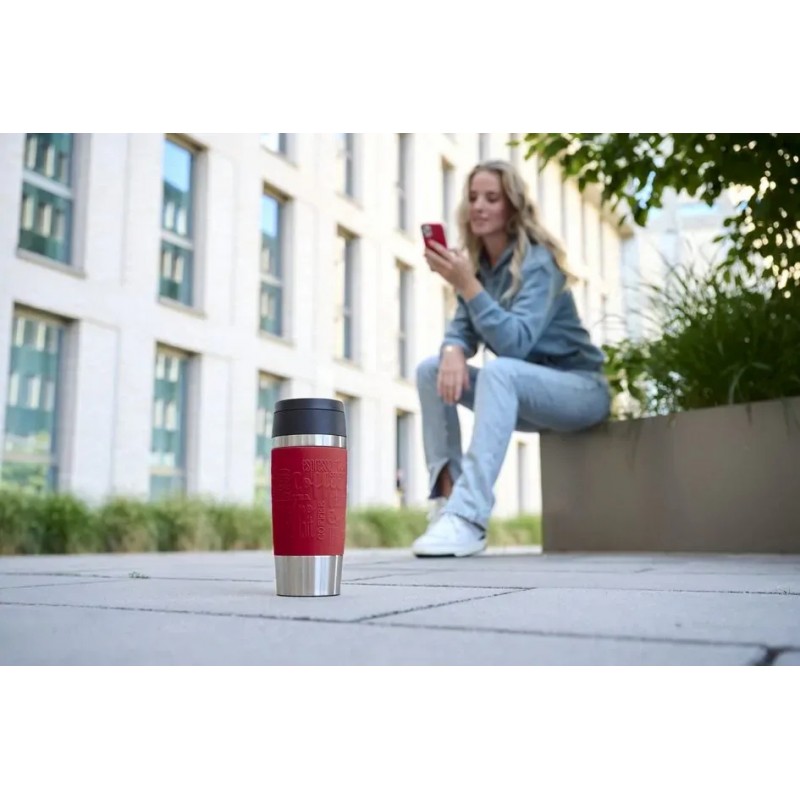 Tefal Термочашка Travel Mug Classic, 360мл, нержавіюча сталь, червоний