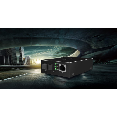 Tenda Медіаконвертер TFC100A 1xFE, 1x100BaseFX, SM, WDM, 20км, SC