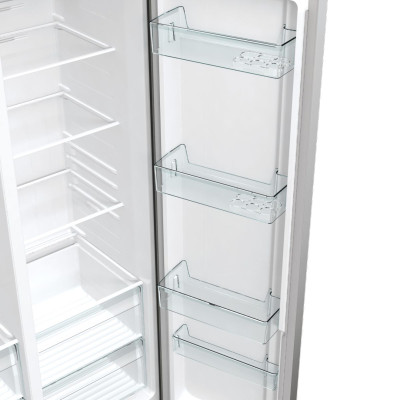 Gorenje Холодильник SBS 179х67х92см, 2 двері, 356(191)л, А++, NF+, Інв. , зона св-ті, зовн. диспл, матовий сірий Gorenje Холодильник SBS 179х67х92см, 2 двері, 356(191)л, А++, NF+, Інв. , зона св-ті, зовн. диспл, матовий сірий