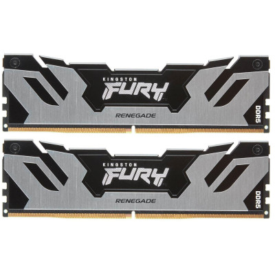 Kingston Пам'ять ПК DDR5 32GB KIT (16GBx2) 6000 FURY Renegade Срібний