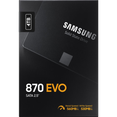 Samsung Накопичувач SSD 2.5` 4TB SATA 870EVO
