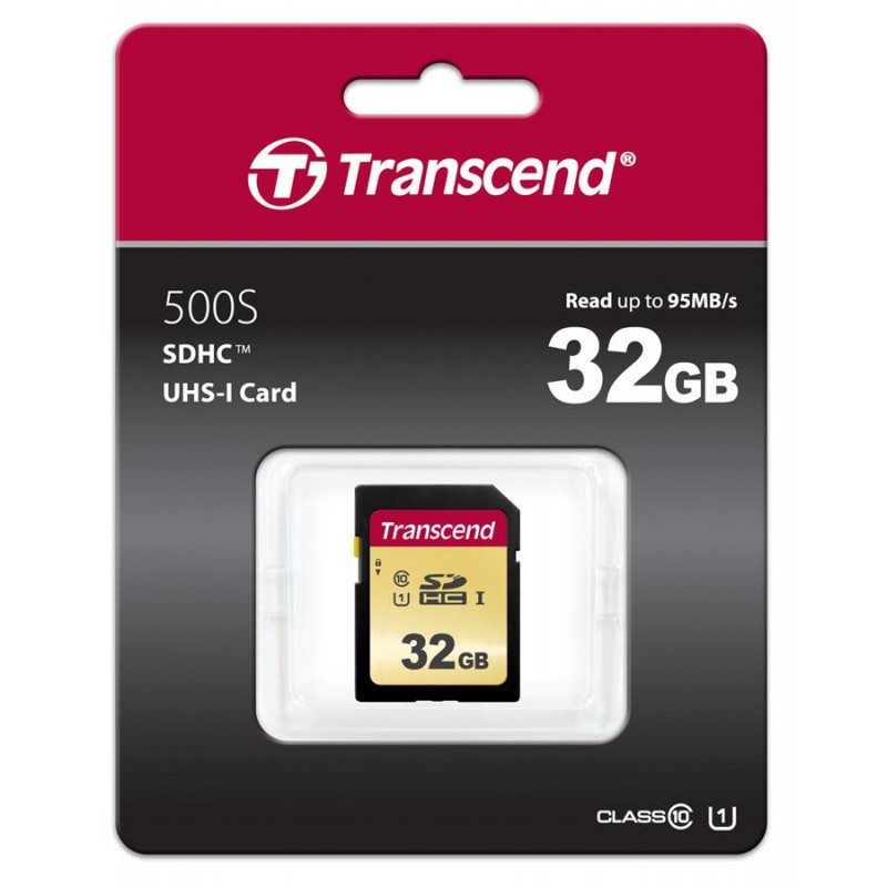Transcend Карта пам'яті SD 32GB C10 UHS-I R95/W60MB/s
