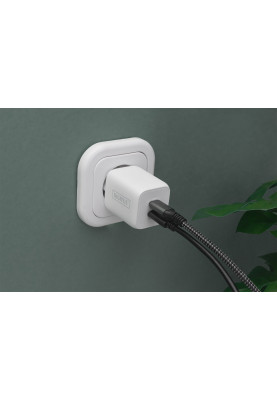 Digitus Зарядний пристрій 2хUSB-C, 65W, GaN