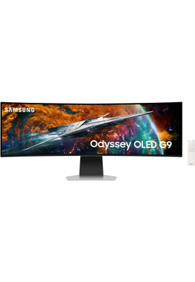 Samsung Монітор 48.7"Odyssey OLED G9 G95SC HDMI, DP, USB, MM, OLED, 5120x1440, 32:9, 240Hz, 0.3ms, CURVED