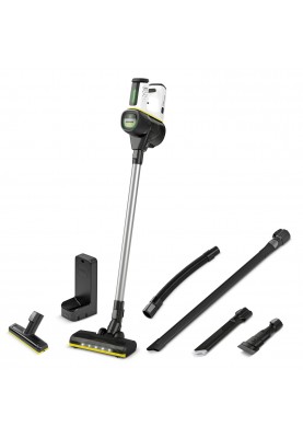 Karcher Пилосос безпровідний VC 7, 350Вт, конт пилок -0.8л, автон. робота до 60хв, вага-2.57кг, НЕРА, білий