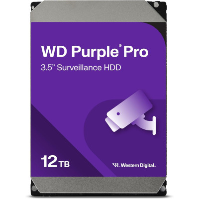 WD Жорсткий диск 12TB 3.5" 7200 512MB SATA Purple Pro Surveillance
