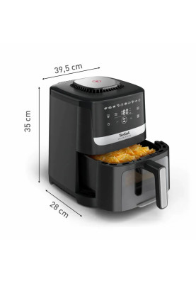 Tefal Мультипіч Easy Fry Silence Vision, 1670Вт, чаша-5л, сенсорне керув., 10 програм, з віконцем, пластик, чорний