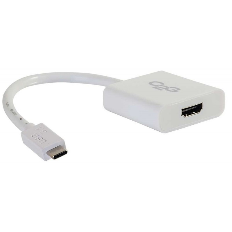 C2G Адаптер USB-C на HDMI білий