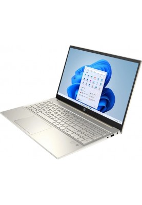 HP Ноутбук Pavilion 15-eh1057ua 15.6" FHD IPS AG, AMD R5-5500U, 16GB, F512GB, UMA, Win11, золотистий