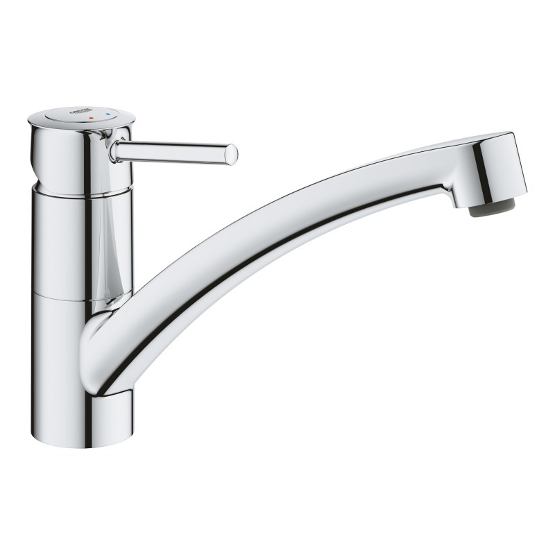 Grohe Змішувач для кухні BauClassic, довж.виливу - 231мм, поворотний, 1важіль, хром