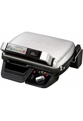 Tefal Гриль прижимний SuperGrill 2000Вт, темп. режимів-4, з`ємні пластини, метал