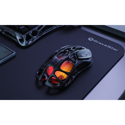 GravaStar Миша Mercury M2, BT/WL/USB-A, RGB, чорний