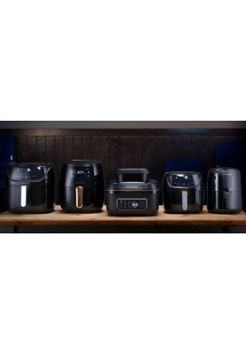 Russell Hobbs Мультипіч SatisFry Air&Grill, 1745Вт, чаша-5.5л, сенсорне керув., алюміній/пластик,чорно-оранжевий