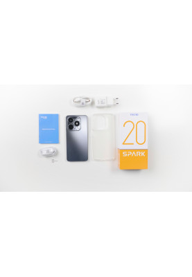 TECNO Смартфон Spark 20 (KJ5n) 6.56" 8/256ГБ, 2SIM, 5000мА•год, Magic Skin Blue
