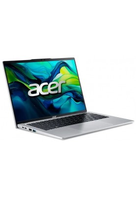 Acer Ноутбук Swift Go 14 SFG14-73T 14" WUXGA IPS Touch, Intel U7-155H, 32GB, F1TB, UMA, Win11, сріблястий